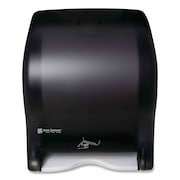 SAN JAMAR Smart Essence Electronic Roll Towel Dispenser, 14.4hx11.8wx9.1d, Black SAN T8400TBK